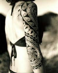 Elegant Half Sleeve Tribal Tattoo Tribal Arm Tattoos Tribal Tattoos For Women Tribal Tattoos