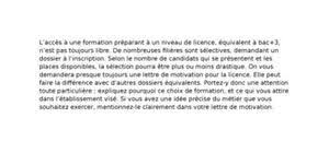 Découvrez la licence science politique ainsi que les débouchés précis après la 3ème année. Lettre De Motivation Parcoursup Lettre Pour Une Licence En Sciences Politiques