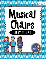 Pi Day Musical Chairs Is A Game Similar To Musical Chairs It Involves Music And Pi Day Math There Are 32 Cards With Problems In Pi Day Math Projects Fun Math