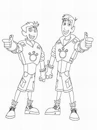 Kids map of the world colouring page. Chris And Martin Kratt From Wild Kratts Coloring Page Free Printable Coloring Pages For Kids