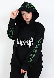 Black And Neon Green Hoodie Pin By Blvck Pl On Etsy In 2020 Hoodies Aesthetic Hoodie Black Hoodie