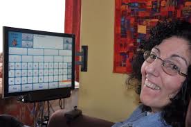 MND patient regains independence through eye controlled home