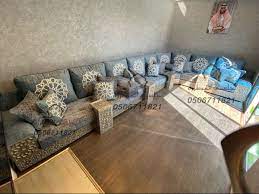 مجلس مغربي ارضي روعة من تصميم وتنفيذ جلستي المطرزة جوال التواصل 0506711821 sectional couch home decor furniture