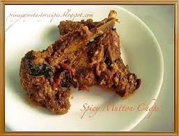 Priya S Versatile Recipes Spicy Mutton Chops Goat Recipes Mutton Chops Goat Chop Recipe