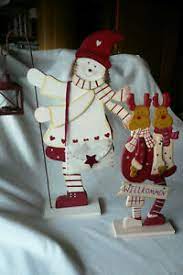 Schon die neue deko besorgt? Weihnachtsfiguren Aus Holz In Weihnachtliche Figuren Gunstig Kaufen Ebay