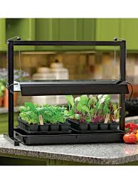 Alright so this light wasn't quite up to par you could say. Small Table Top Grow Light With T5 Bulbs Gardeners Com Tabletop Grow Lights Gardeners