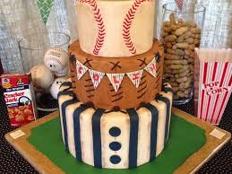 Some baby shower themes seem to always be in style: Vintage Baseball Themed Baby Shower Cake Cakecentral Com