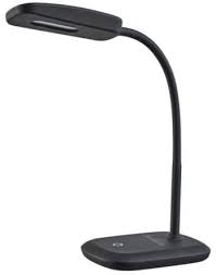 Amazon Com New Sunbeam Flexible Neck Led Desk Lamp Adjustable Light Energy Star Black Clothing