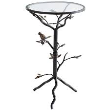Perched Bird Accent Table Bronze Accent Table Accent Table Bronze Accents