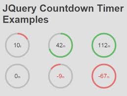Simple Round Countdown Timer Plugin For Jquery Free Jquery