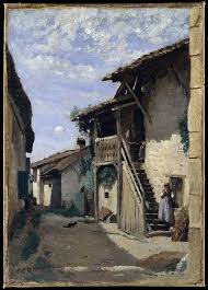 Camille Corot A Village Street Dardagny The Met Landscape Paintings Barbizon School Classic Art