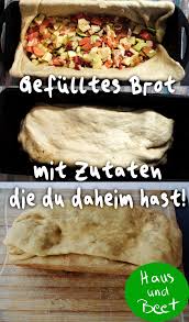 Gefulltes Brot Ein Abwechslungsreicher Hingucker Haus Und Beet Rezepte Vegetarische Rezepte Lebensmittel Essen
