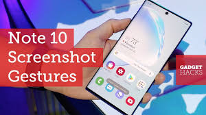 How To Take Screenshots On The Galaxy Note 10 Or 10 Hands On Youtube