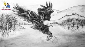 A postage stamp from germany, gdr showing a drawing of an eagle owl bubo bubo. Eagle Drawing Cool Drawing Idea