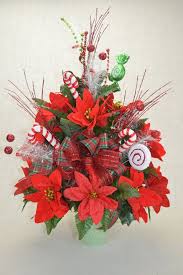 No Cc011 Holiday Christmas Silk Flower Cemetery Cone Vase Arrangement Tombstone Saddle Cemet Christmas Flower Arrangements Christmas Flowers Cemetery Flowers