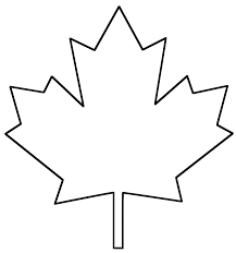 Maple Leaf Coloring Page Plants Maple Leaf Template Leaf Coloring Page Leaves Template Free Printable