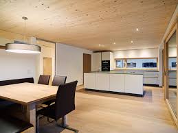 Efh Hafele Vorarlberger Holzbaukunst Holzdecke Modern Kuchendesign Holzdecken