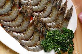 Pour the marinade over the shrimp. Soy Sauce Marinated Shrimp In Bowl Stock Photo Picture And Royalty Free Image Image 117508650