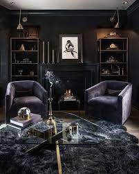 Pin By Stela Giurgiu On Couleurs Masculine Living Rooms Dark Living Rooms Gothic Living Rooms