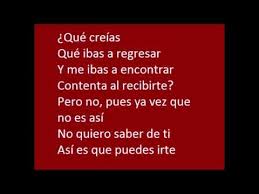 Selena Que Creias Lyrics Letra Youtube Selena Te La Creiste Contenta