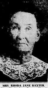 Rhoda Jane McPherson Baxter (1853-1935)