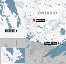 This application uses licensed geocortex essentials technology for the esri ® arcgis platform. Forest Fire Causes Evacuation Of Red Lake Ont Highway 105 Expected To Be Compromised By Afternoon Cbc News