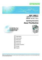 You can use two ways to download drivers and update drivers easily and quickly from here. Ricoh Aficio Mp 201spf Manuals Manualslib