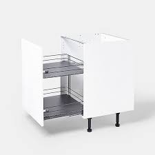 Dans le magasin maison cdiscount bien sûr ! Rangement Coulissant Pour Meuble De Cuisine Goodhome Pebre 40 Cm 2 Niveaux Castorama