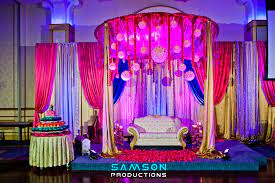 Decor For An Indian Wedding That Took Place At Wedding Venue The Grove In New Jersey Wedding Indian Wedding Decorations Wedding Backdrop Backdrops For Parties