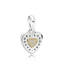 Entdecke rezepte, einrichtungsideen, stilinterpretationen und andere ideen zum ausprobieren. Kaufen Pandora Charm Anhanger Silbergold Herz Logo Sam Parfums