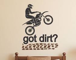 Motocross Wall Decal Dirt Bike Decor Motocross Decor Dirt Bike Wall Decal Dirtbike Decor Motocross Baby Personalized Number Wd0086 Di 2020