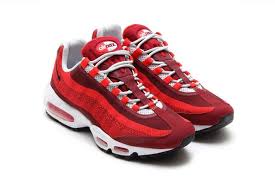 Nike Air Max 95 Jacquard University Red Sneakerbardetroit Com Nike Air Max Air Max Air Max 95