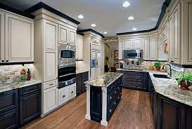 Even the portion of the trim is rather small in this interior design; White And Black Formal Kitchen Klassisch Kuche Denver Von Jan Neiges Cmkbd With Nkba