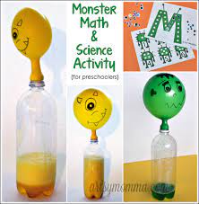 Preschoolers will love making and playing with fall slime. M Is For Monster Math Science Preschool Activities Artsy Momma