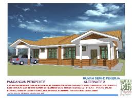 Perkongsian pelbagai tips pelan rumah semi d setingkat. Rumah Semid Pekerja Alternatif 1 Pelan Lantai Cadangan