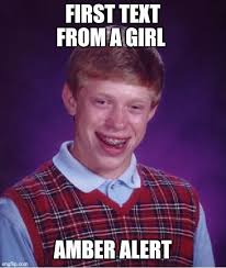 Amber lamps is the nickname given to an unknown woman who briefly appeared in the background the moniker amber lamps comes from a misinterpretation of michael's call for an ambulance after. The Bad Luck Continues Imgflip