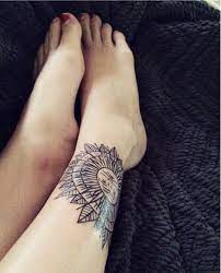 80 Beautiful Ankle Tattoo Design And Ideas For Women Ankle Tattoo Designs Wrap Around Ankle Tattoos Ankle Tattoo