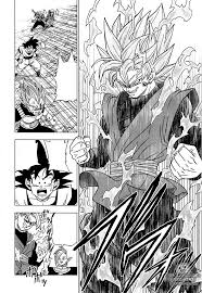 Dragon Ball Super Manga Goku Black Goes Super Saiyan Rose For The First Time Dragon Ball Super Manga Dragon Ball Super Dragon Ball
