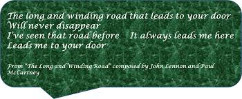 The Long And Winding Road That Leads To Your Door Lyrics The Long And Winding Road Winding Road Side Road Lyrics