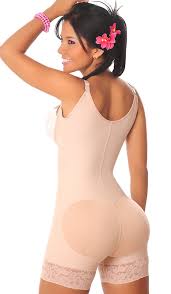 Fajas Salome 0216 Womens Body Shaper Levanta Cola Black Xl