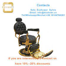 Manger, 4% des chaises de barbier et 2% deschaises et si&egrave;ges inclinables. Doshower Chaises De Barbier Vintage Pour Hommes Tapis De Coiffeur Dore A Vendre Ds T251 A Aliexpress