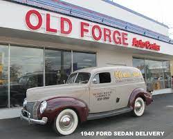 Here's a cool running and driving project! 1940 Ford Sedan Delivery Old Forge Motorcars Inc