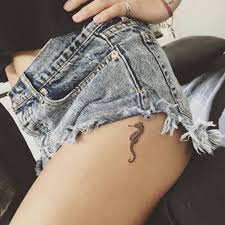 Cutelittletattoos Small Thigh Tattoos Seahorse Tattoo Pisces Tattoos