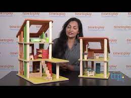 Chalet Dollhouse With Furniture From