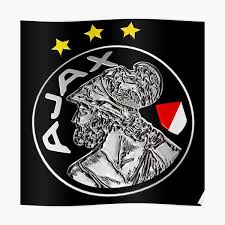 The ajax logomark is an additional element. Poster Ajax Amsterdam Redbubble