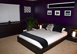 This room provides you with dark purple ceiling with white trims. Amazing What Some Ralph Lauren Hotel Room Paint Can Do Gray Master Bedroom Purple Bedrooms Dark Purple Bedroom