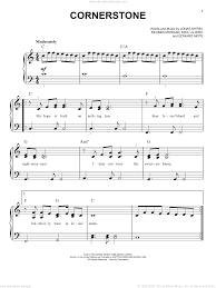 Being creative online, you can find a wealth of free guitar sheet music for your own style and musical tastes. Live Cornerstone Easy Sheet Music For Piano Solo Pdf