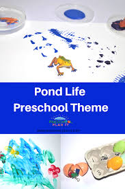 All you need is flour, water, and food coloring to make this! Pond Life Theme For Preschool