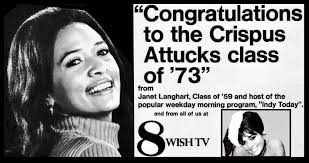 Wish-8 TV host congratulates Attucks Class of 1973
