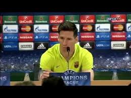 Lionel messi se presentará en conferencia de prensa para hablar de su salida del barcelona. Leo Messi Habla En Rueda De Prensa 5 05 15 Youtube